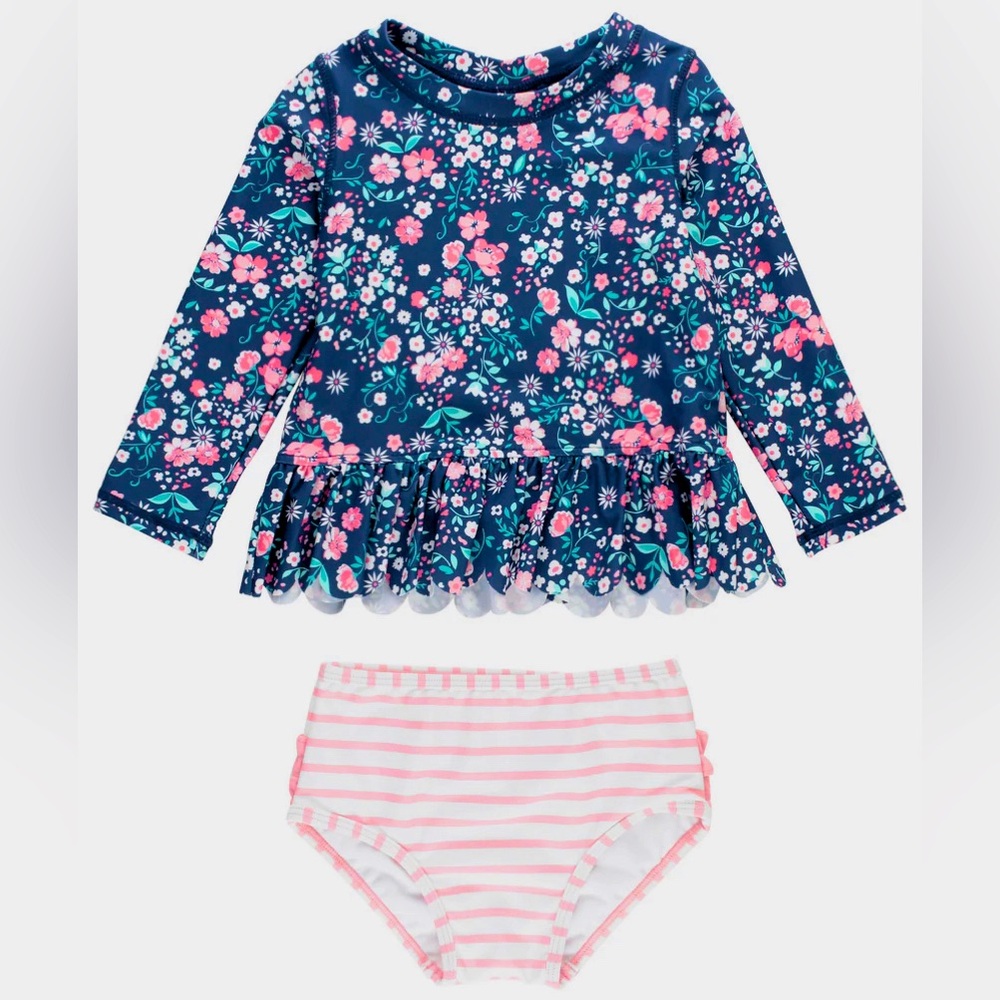 NWT Rufflebutts Ruffle Butt 2 Piece Swimsuit